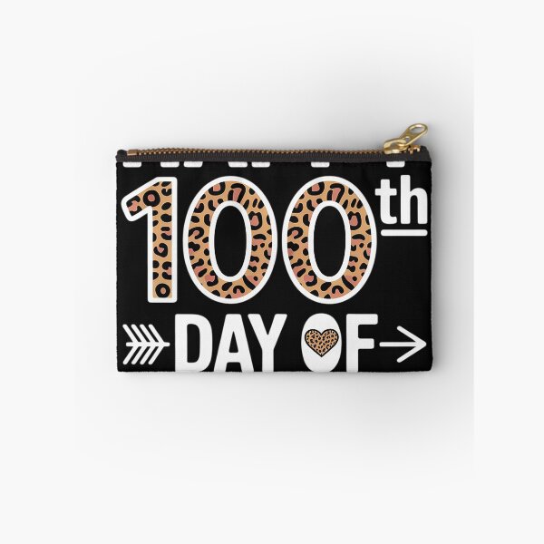 Item preview, Happy 100th Day Of School Leopard Cute For Teacher Student designed and sold by AvagondaMind.
