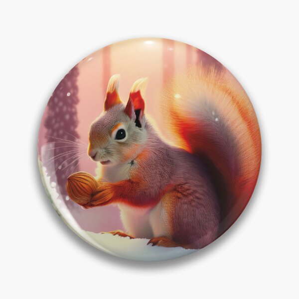 Item preview, Adorable squirrel  with nut designed and sold by Photopat.