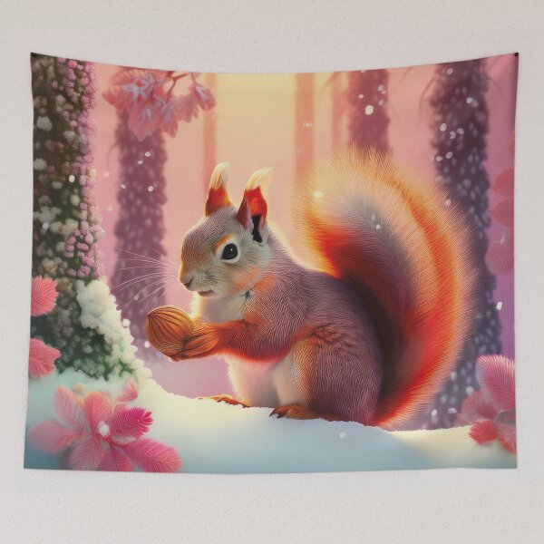 Item preview, Adorable squirrel  with nut designed and sold by Photopat.