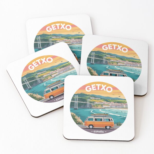 Item preview, Getxo España - Retro Coastal Travel Illustration designed and sold by CircinusStore.