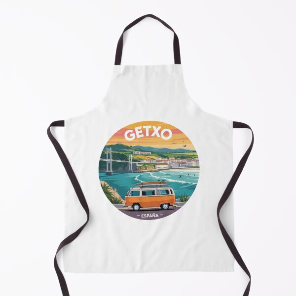 Item preview, Getxo España - Retro Coastal Travel Illustration designed and sold by CircinusStore.