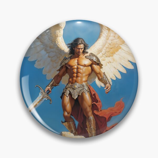 Item preview, Sunlit Titan Archangel Michael designed and sold by AliceWhiteDF.
