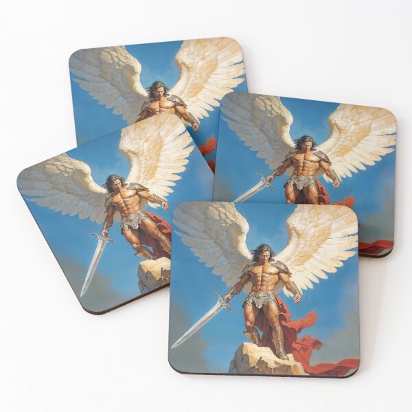 Item preview, Sunlit Titan Archangel Michael designed and sold by AliceWhiteDF.