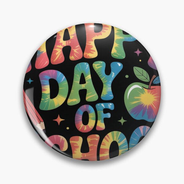Item preview, Happy 100th Day of School Teacher Student 100 Days tie dye designed and sold by AvagondaMind.