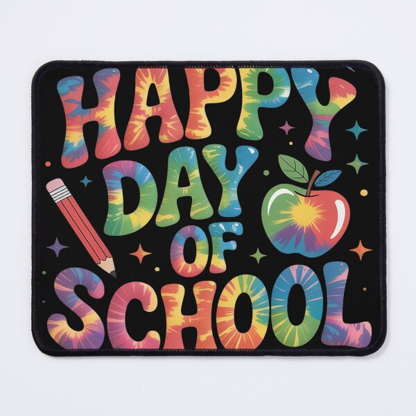 Item preview, Happy 100th Day of School Teacher Student 100 Days tie dye designed and sold by AvagondaMind.