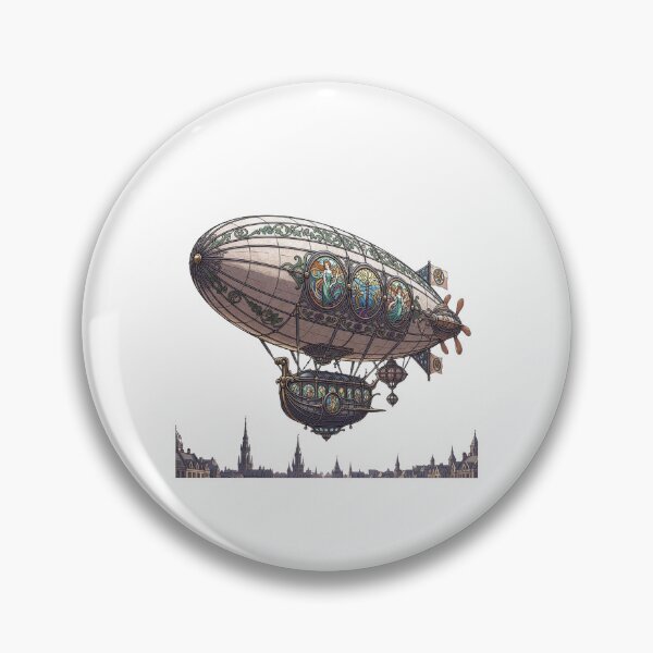 Item preview, Art Nouveau Belgian Airship Dragonfly Steampunk style designed and sold by AppliedAtelier.