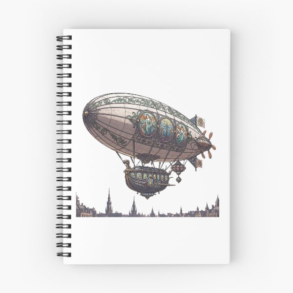 Item preview, Art Nouveau Belgian Airship Dragonfly Steampunk style designed and sold by AppliedAtelier.