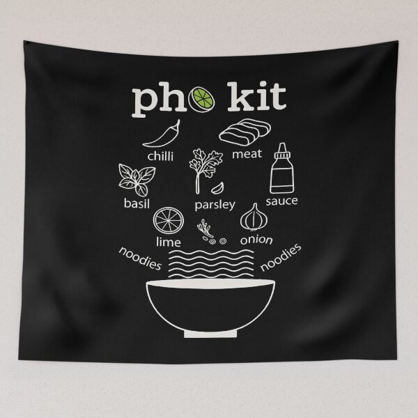 Item preview, Pho Kit Asian Vietnamese Noodle Soup Food Lover designed and sold by AdellBridgett.
