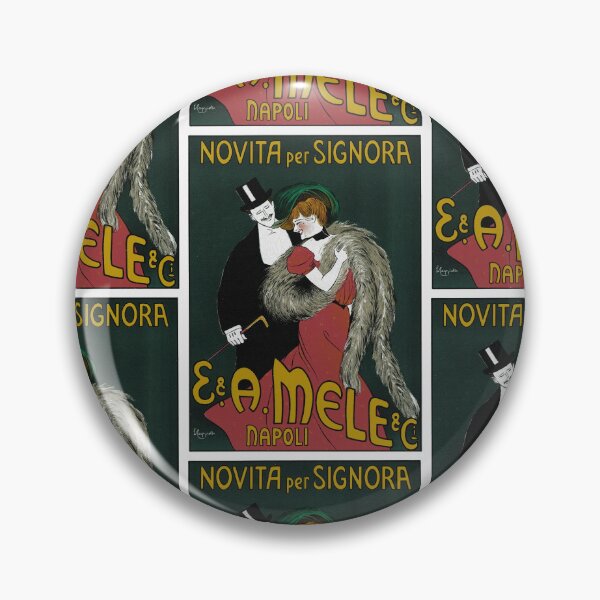 Item preview, Novita Signora E&A Mele Poster by Cappiello | Vintage Italian Fashion Ad | Retro Naples Dress Print designed and sold by artofuniverse.