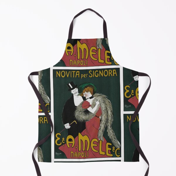 Item preview, Novita Signora E&A Mele Poster by Cappiello | Vintage Italian Fashion Ad | Retro Naples Dress Print designed and sold by artofuniverse.