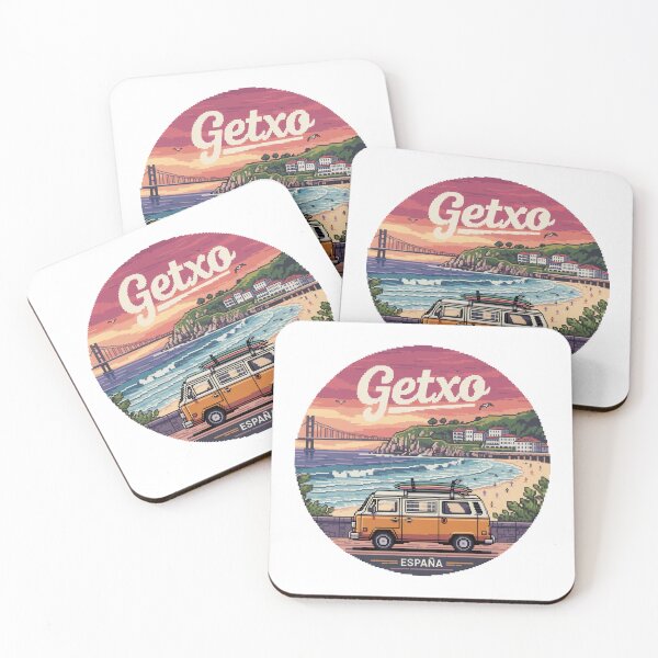 Item preview, Getxo España - Pixel Art Coastal Travel Scene designed and sold by CircinusStore.