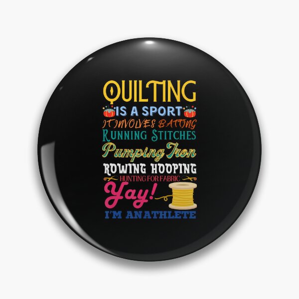 Item preview, Quilting Is A Sport Funny Quilt Sayings Sewer Quilter designed and sold by LeanneCarolina.