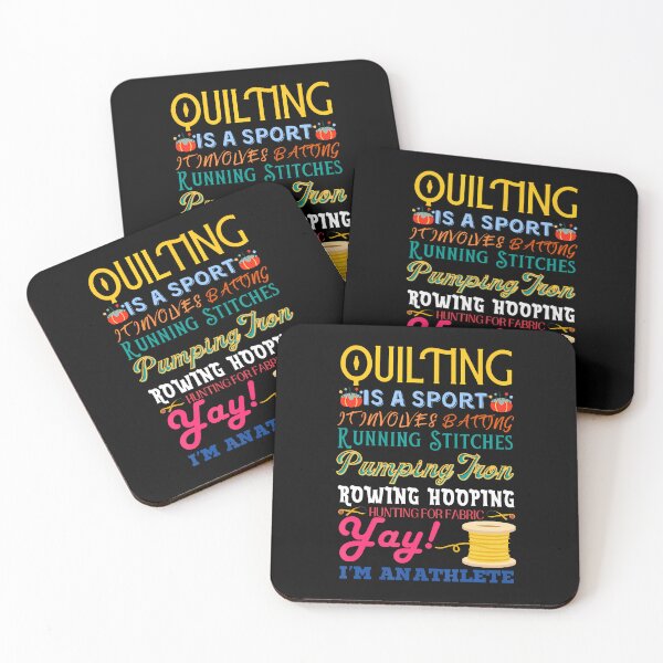 Item preview, Quilting Is A Sport Funny Quilt Sayings Sewer Quilter designed and sold by LeanneCarolina.