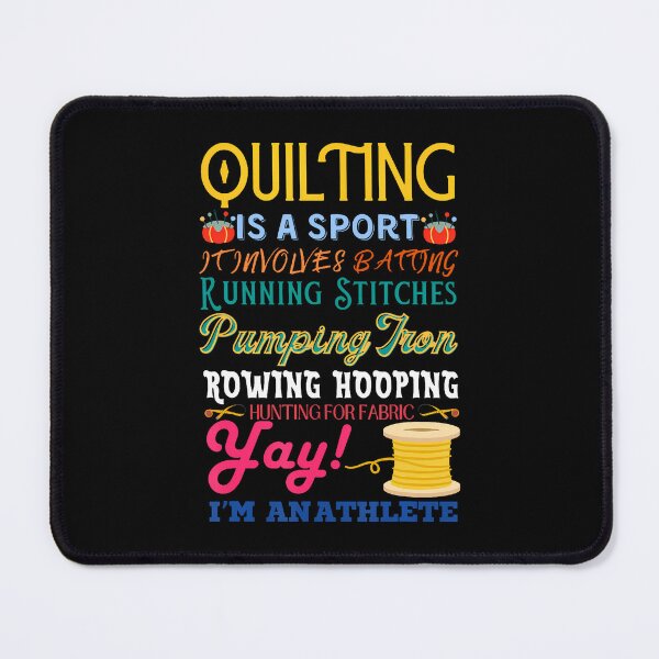 Item preview, Quilting Is A Sport Funny Quilt Sayings Sewer Quilter designed and sold by LeanneCarolina.