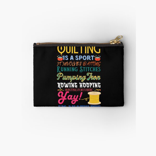 Item preview, Quilting Is A Sport Funny Quilt Sayings Sewer Quilter designed and sold by LeanneCarolina.