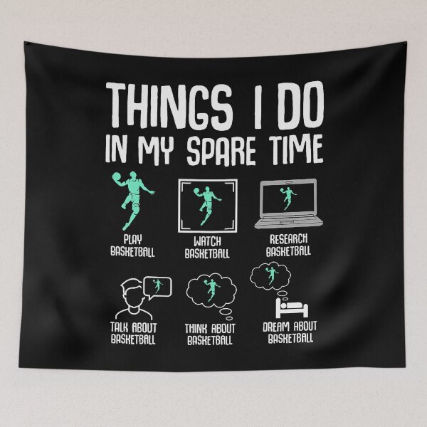 Item preview, Basketball Things I Do In My Spare Time Boys designed and sold by AdellBridgett.