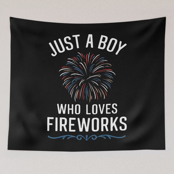 Item preview, Fireworks Director Just A Boy Who Loves Fireworks designed and sold by LeanneCarolina.