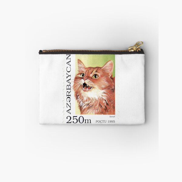 Item preview, Vintage Somali Ginger Cat Postage Stamp designed and sold by red-amber65.