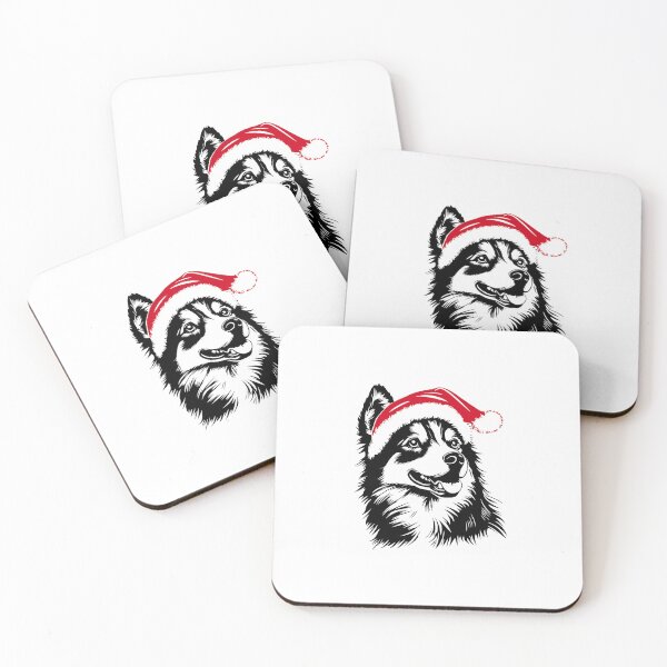 Item preview, Festive Sled Dogs designed and sold by JollyCritters.