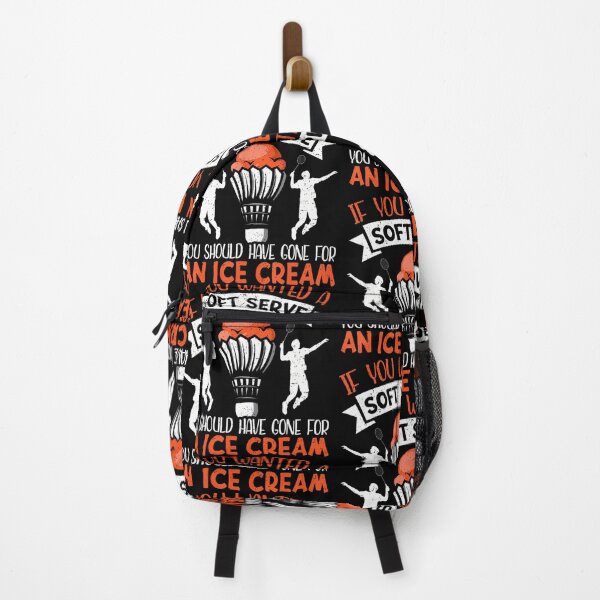 Item preview, Wanted A Soft Serve Gone For An Ice Cream Funny Badminton designed and sold by TaraLiliana.