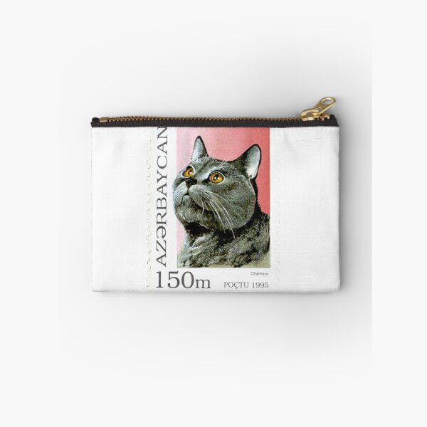 Item preview, Chartreux Black Cat Postage Stamp designed and sold by red-amber65.