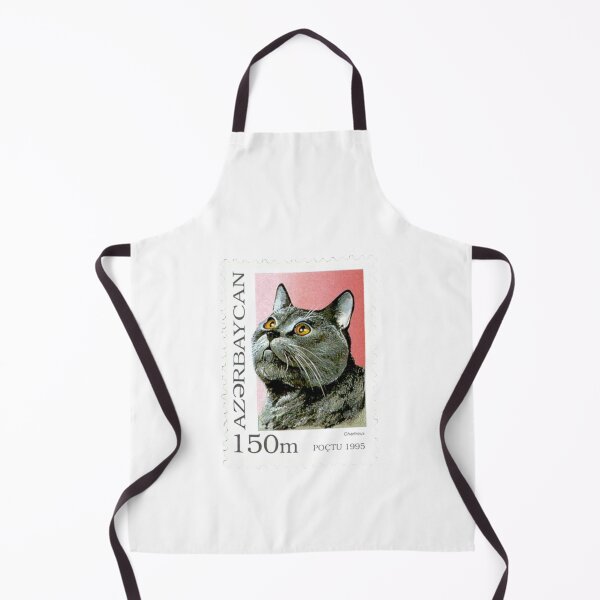 Item preview, Chartreux Black Cat Postage Stamp designed and sold by red-amber65.