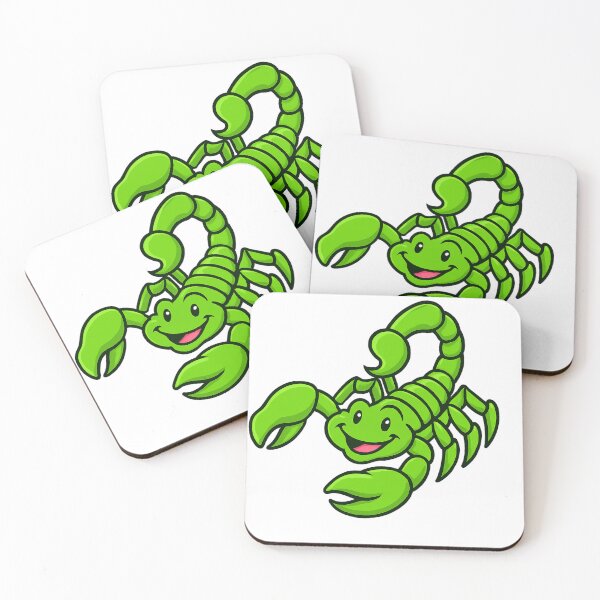 Item preview, Green Scorpion Cartoon With Smile designed and sold by the-dovlat.