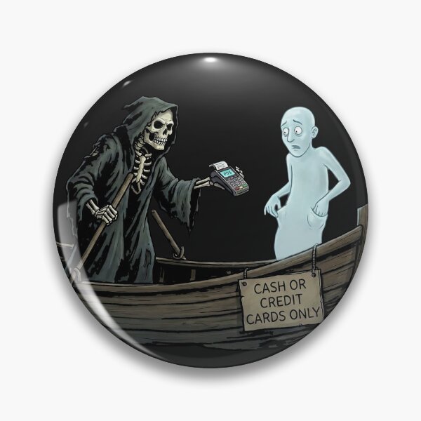 Item preview, Modern Charon: Cash or Credit? designed and sold by MythoWorldddd.