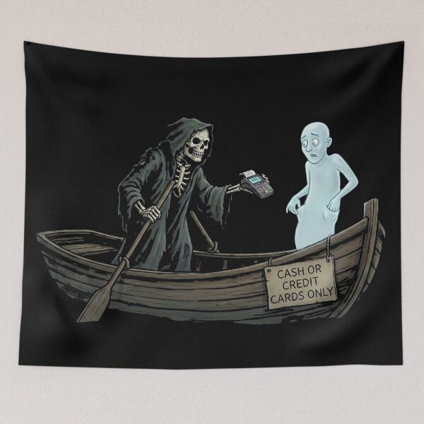 Item preview, Modern Charon: Cash or Credit? designed and sold by MythoWorldddd.