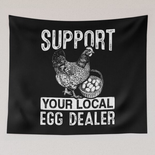Item preview, Farm Chicken Farmer Support Your Local Egg Dealer Chicken designed and sold by AdellBridgett.