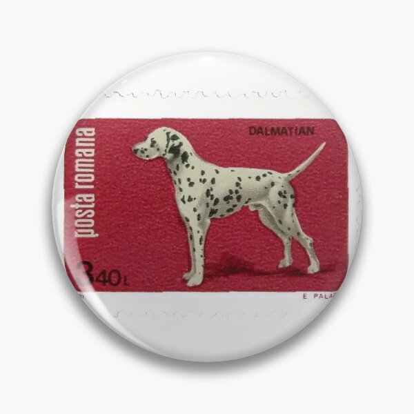 Item preview, Dalmatian Dog Vintage Postage Stamp designed and sold by red-amber65.