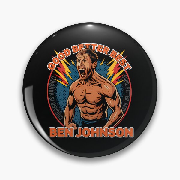 Item preview, Ben Johnson Good Better Best Chicago Football designed and sold by DavonHirthe.