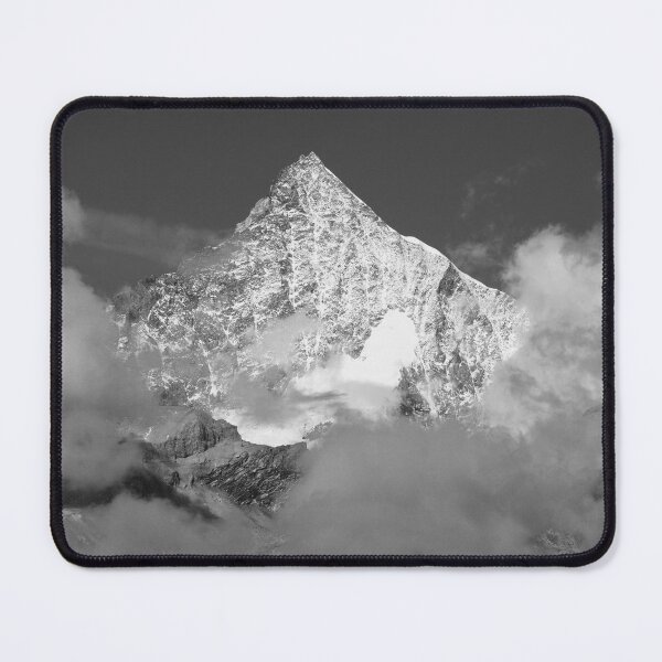 Item preview, Weisshorn mountain, black and white, Zermatt, Valais, Switzerland designed and sold by Torsten  Krüger.