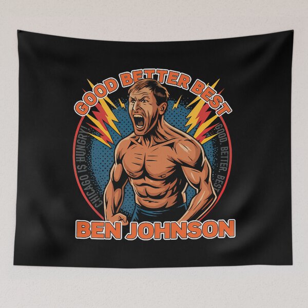 Item preview, Ben Johnson Good Better Best Chicago Football designed and sold by DavonHirthe.