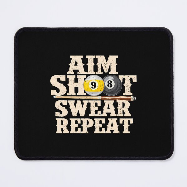 Item preview, Aim Shoot r Repeat - 8 Ball Billiard Game Pool Player designed and sold by CharlotteSandra.