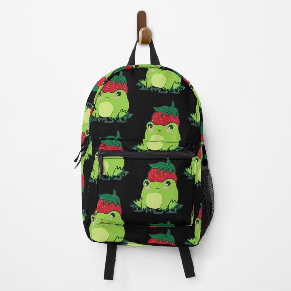 Item preview, Cottagecore Aesthetic Cute Frog Strawberry Goblincore Kawaii designed and sold by AdellBridgett.
