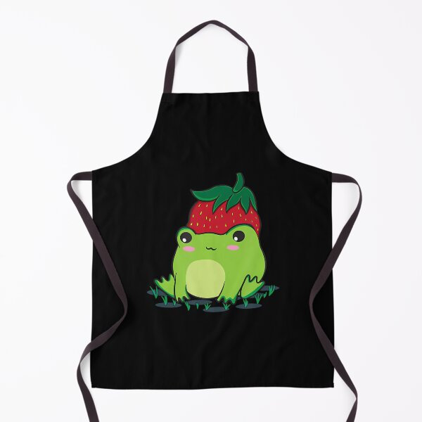 Item preview, Cottagecore Aesthetic Cute Frog Strawberry Goblincore Kawaii designed and sold by AdellBridgett.