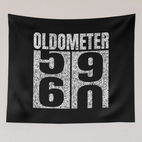 Item preview,  60Th Birthday Oldometer 59-60 Vintage Funny designed and sold by DavonHirthe.