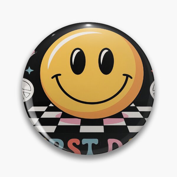 Item preview, Happy First Day Of School Groovy Smile Face Teacher Student designed and sold by AvagondaMind.