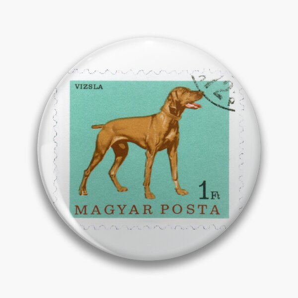 Item preview, Hungarian Magyar Hungary Vizsla Dog Postage Stamp designed and sold by red-amber65.