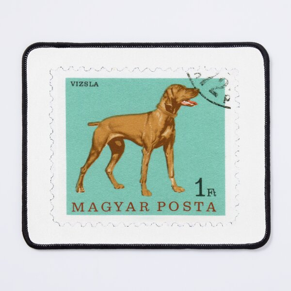 Item preview, Hungarian Magyar Hungary Vizsla Dog Postage Stamp designed and sold by red-amber65.