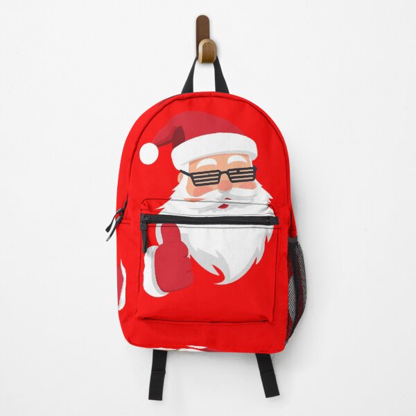Item preview, Minimalist Santa Claus Illustration – Modern Red Background Christmas Art designed and sold by PixelVibe782.