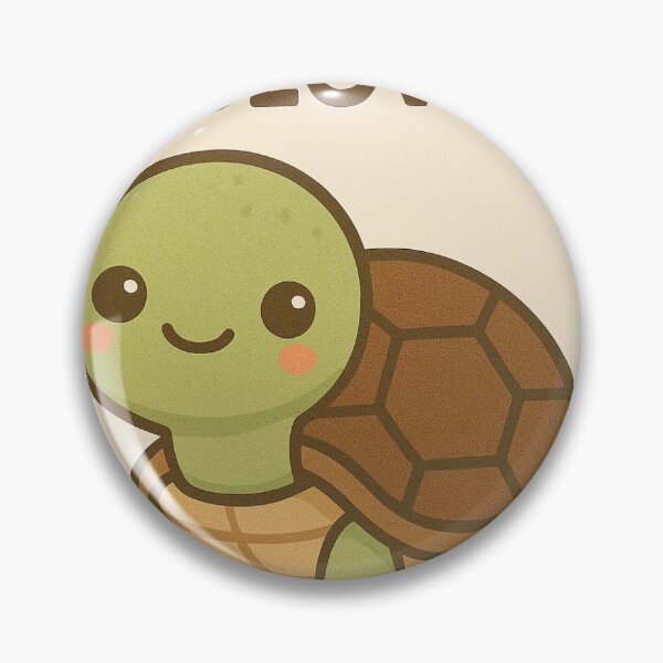 Artikelvorschau, Kawaii-Schildkröte „Langsam angehen“ entworfen und verkauft von imonodesign.