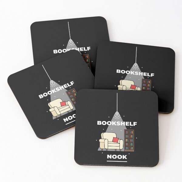 Item preview, Cozy Bookshelf Nook Reading Corner Design designed and sold by graphicnew.