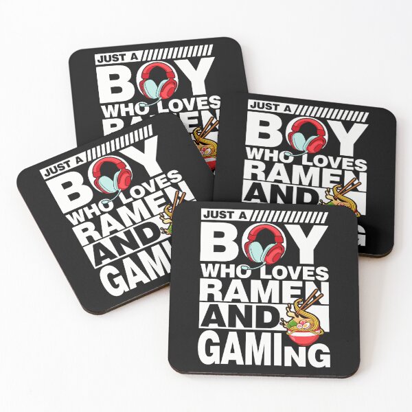 Item preview, Just A Boy Who Loves Ramen And Gaming Japan Anime Video Game designed and sold by AngelaSandra.