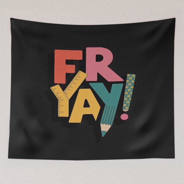 Item preview, Happy Fri Yay Funny Teacher Life Weekend School Women designed and sold by AvagondaMind.