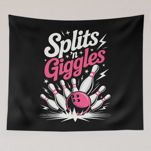 Item preview, Funny Splits 'N Giggles Bowling Team Cute Bowler Women Girls designed and sold by LeanneCarolina.