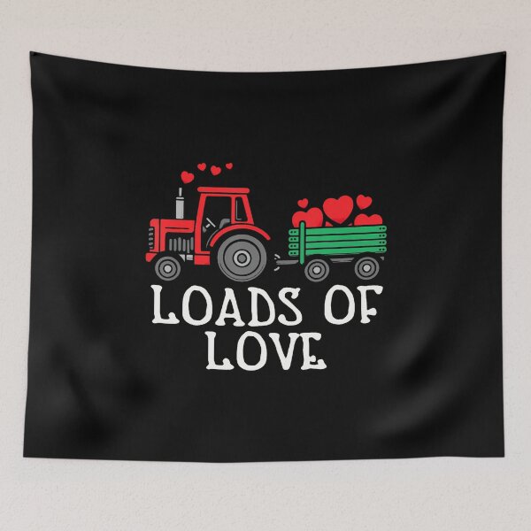 Item preview, Loads Of Love Tractor Cute Valentines Day Truck Toddler Boys designed and sold by AngelaSandra.
