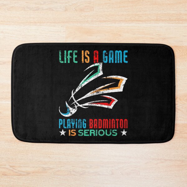 Item preview, Life Is A Game Playing Badminton Is Serious Funny Badminton designed and sold by JosephineSarah.