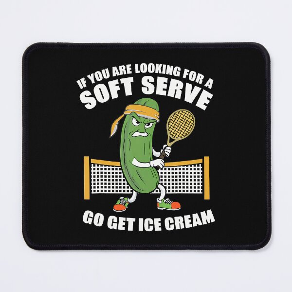 Item preview, Funny Pickleball Playing Pickle Tennis Soft Serve Ice Cream designed and sold by LeanneCarolina.